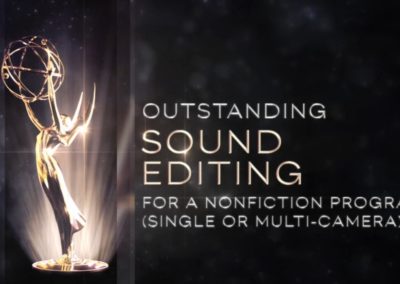 71st Prime Time Creative Arts Emmy Awards key art screens, produced graphics package