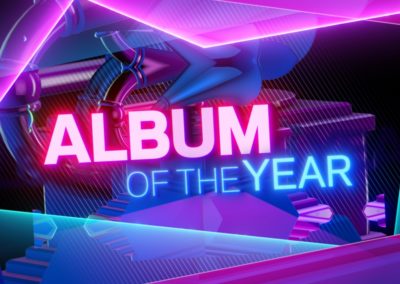62nd Grammy Awards broadcast graphics, main titles, lower thirds, nomination packages, transitions