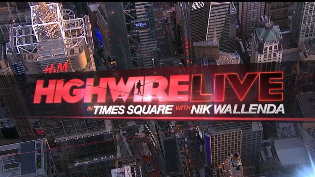 Highwire Live in Times Square complete graphics package