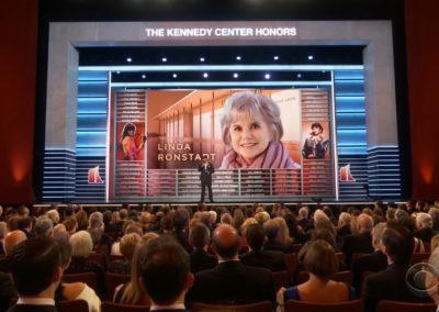 Kennedy Center Honors 2019 broadcast graphics, new screens graphics, performance content