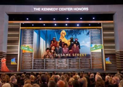 Kennedy Center Honors 2019 broadcast graphics, new screens graphics, performance content